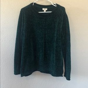Dark Green Chenille Sweater